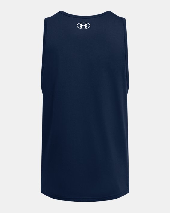 Men's UA Sportstyle Logo Tank in Blue image number 3